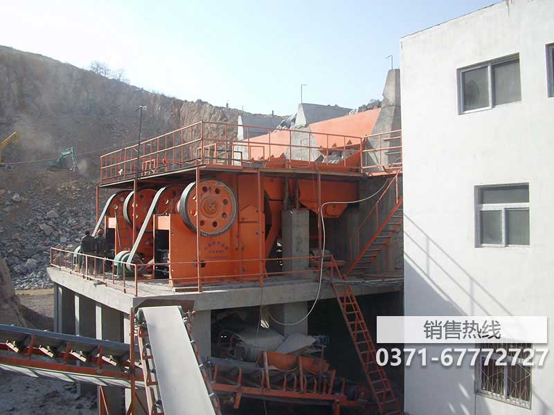 鹅卵石破碎生产设备