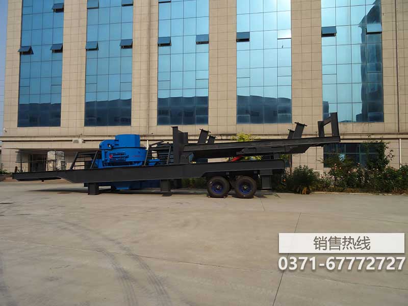 移动小型破碎洗沙机